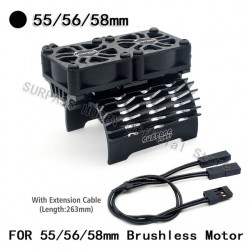 SURPASS HOBBY RC Motor Fan Cooling Heatsink for 55-58mm Brushless Motor