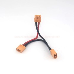 Amass XT60 14AWG Adapter Cable for 2-6S Lipo Battery