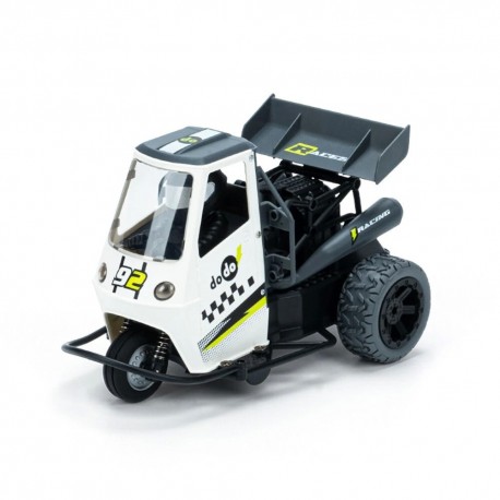 S810 1/16 2.4G RC Tricycle Motorcycle LED Light Spray Stunt Vehicles Car Full Proportional