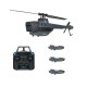 C128 2.4G 4CH 6-Axis Gyro 1080P Camera Optical Flow Localization Altitude Hold Flybarless RC Helicopter RTF