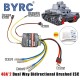 1PC Dual Way Bidirectional Brushed Electric Speed Controller 40A x 2 Mixed Control ESC 6-15V for RC Tank