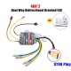 1PC Dual Way Bidirectional Brushed Electric Speed Controller 40A x 2 Mixed Control ESC 6-15V for RC Tank