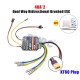 1PC Dual Way Bidirectional Brushed Electric Speed Controller 40A x 2 Mixed Control ESC 6-15V for RC Tank