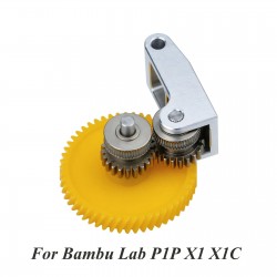 Upgrade Hardened Steel Extruder Gear Assembly For Bambu Lab P1P X1 X1C 3D Printer