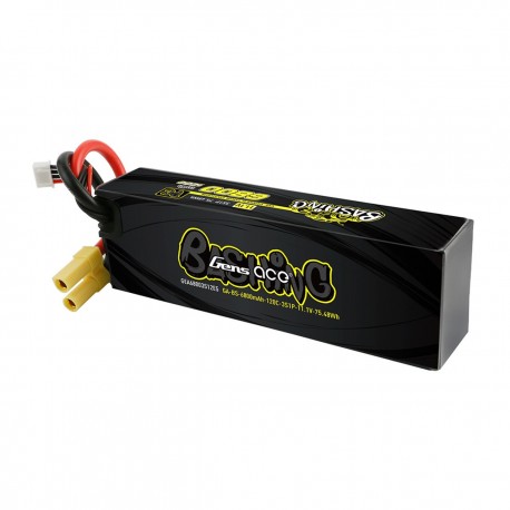 Gens ace 6800mAh 22.2V 120C 6S1P Lipo Battery Pack with EC5-Bashing Series