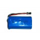 2S 7.4v 1200mAh Li-ion Battery for R/C Trucks SM-3P Plug