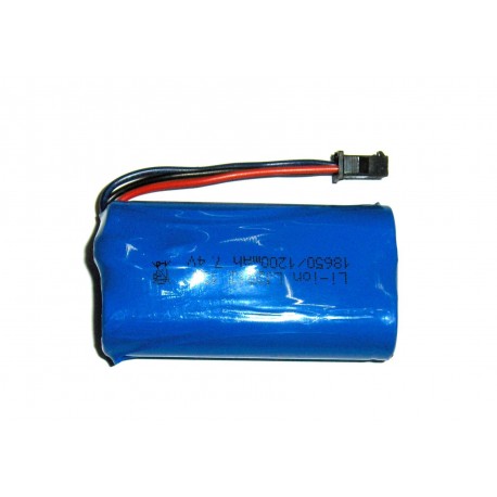 2S 7.4v 1200mAh Li-ion Battery for R/C Trucks SM-3P Plug