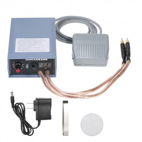 5000W Mini Spot Welder Machine DIY Kit 18650 Battery Pack Welding Tools Portable