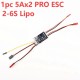 KINGMODEL 5Ax2 PRO Dual Way Bidirectional Brushed ESC SpeedControl For Rc Model