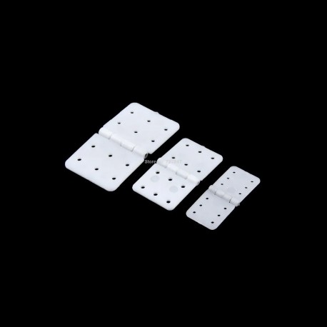 Nylon & Pinned Hinge 20x36mm / 16x29mm / 12x24mm For RC Airplane Plane Parts