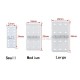 Nylon & Pinned Hinge 20x36mm / 16x29mm / 12x24mm For RC Airplane Plane Parts