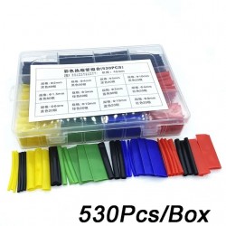 580pcs Set Heat Shrink Tube Assorted Insulation Shrinkable PVC Tube 2:1 Wire Cable Sleeve Kit