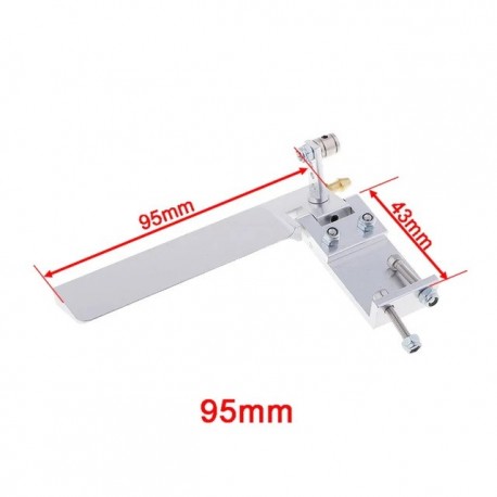 1 Piece RC Boat Aluminium Alloy Brand New Hot Sale 75mm 95mm Metal Suction Water Rudder For Remote Control RC Boats CNC Parts