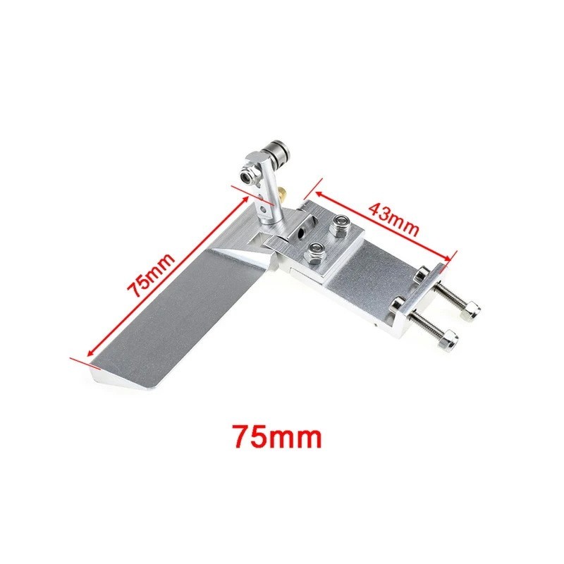 75mm Metal Suction Water Rudder For Remote Control RC Boat