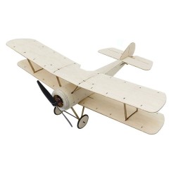 Dancing Wings Hobby K6 Sopwith Pup 378mm Wingspan Balsa Wood Micro RC Airplane Warbird Biplane