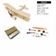 Dancing Wings Hobby K6 Sopwith Pup 378mm Wingspan Balsa Wood Micro RC Airplane Warbird Biplane