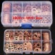 Copper Washer Gasket Nut and Bolt Set Flat Ring Seal Assortment Kit with Box