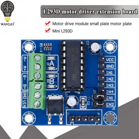 1pcs Mini 4CH 4 Channel Motor Drive Driver Shield L293 L293D Expansion Board Module