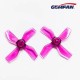 4 Pairs Gemfan 1220 1.2x2.0x4 31mm 0.8mm Hole 4-blade Propeller for 0703-1103 RC Drone FPV Racing Brushless Motor
