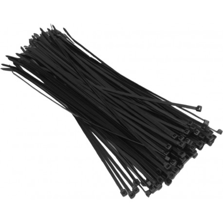 GOOBAY δεματικά καλωδίων 17068, 100x2.5mm, μαύρα, 100τμχ