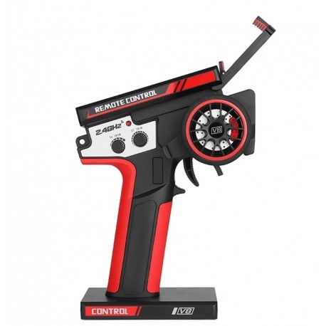 V8 Remote Control Transmitter 104018-2493 for WLtoys 124008 104016 104018 284010 284161