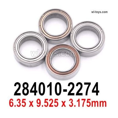WLTOYS 124010 Parts, Bearing 6.35X9.525X3.175, 284010-2274