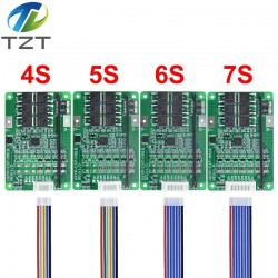 4S/5S/6S/7S BMS 16.8V 21V 20A 18650 Li-ion