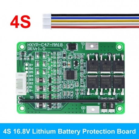 4S/5S/6S/7S BMS 16.8V 21V 20A 18650 Li-ion