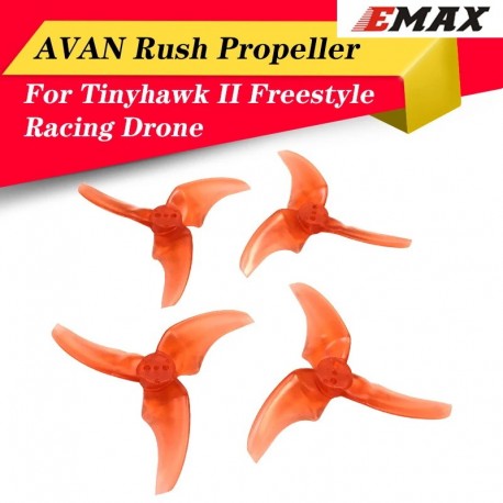 2Pairs Emax AVAN Rush 2.5 Inch 3 Blade CW CCW Propeller for FPV Racing Drone