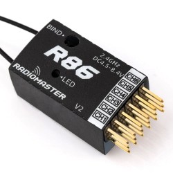 Radiomaster R86 V2 6CH Compatible PWM RC Receiver for Frsky D8 D16 SFHSS Radiomaster