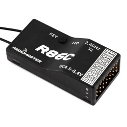 Radiomaster R86C V2 6CH/8CH Compatible PWM SBUS RC Receiver for Jumper T-Lite V2 Radiomaster