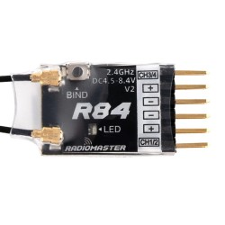 Radiomaster R84 V2 4CH Compatible PWM RC Receiver for Frsky D8 D16 SFHSS Radiomaster