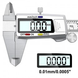 0-150mm Stainless Steel Digital Vernier Caliper 0.01mm with Depth Measuring Rod
