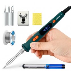 120W Digital Soldering Iron Kit Repair Soldering Tool Set
