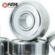 2PCS 606ZZ ABEC-5 Carbon steel bearings pieces Metal Sealed bearing