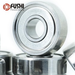 2PCS 606ZZ ABEC-5 Carbon steel bearings pieces Metal Sealed bearing