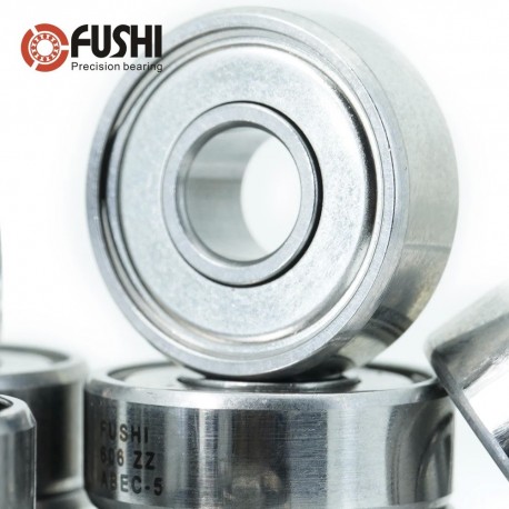 2PCS 606ZZ ABEC-5 Carbon steel bearings pieces Metal Sealed bearing