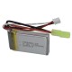 7.4 1100mah 703048 Lipo Battery With SMALL TAMIYA Plug For Rc Toys