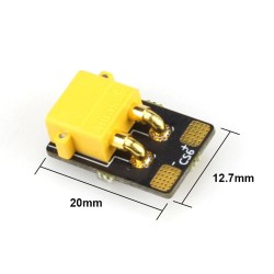 Racerstar CS6 100A XT30 2-6S Current Sensor w/AMASS Plug 10cm Long 18AWG for Whoop FPV Racing Drone