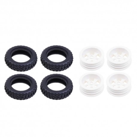 K989-49 K989-53 Wheel Rim Hub with Tire Tyre for Wltoys 284131 K969 K979 K989 K999 P929 P939 1/28 RC Car Spare Parts