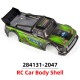 RC Car Parts WLtoys 284131-2047 Car Body Shell 284131 1:28 2.4G 4WD Short Course Drift RC Racing Car Spare Parts