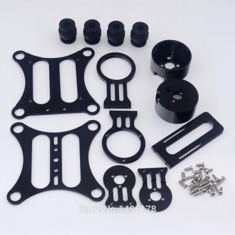 Shock Absorbing CNC Metal Brushless Camera Gimbal Frame for Gopro 2 3 Xiaomi xiaoyi Camera