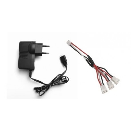 H501S H501C X4 RC Quadcopter Battery with 1-in-3 Cable and USB Charger