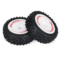 2PCS Wltoys 124008 1/12 RC Car Parts Front Tires Wheels 124008-2726