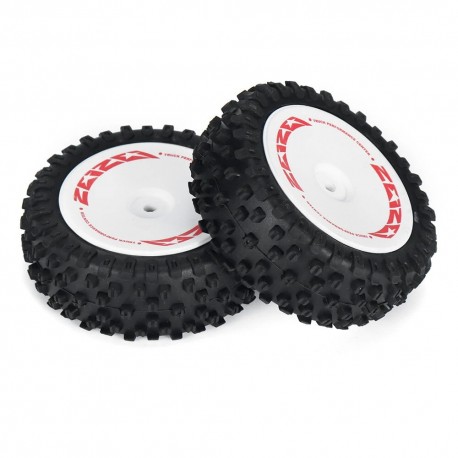 2PCS Wltoys 124008 1/12 RC Car Parts Front Tires Wheels 124008-2726