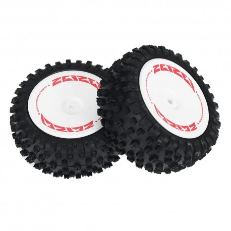 2PCS Wltoys 124008 1/12 RC Car Parts Rear Tires Wheels 124008-2727