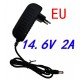 14.6V Smart Intelligent Charger 2A for 4S 12.8V LiFe LiFePO4 Battery Pack