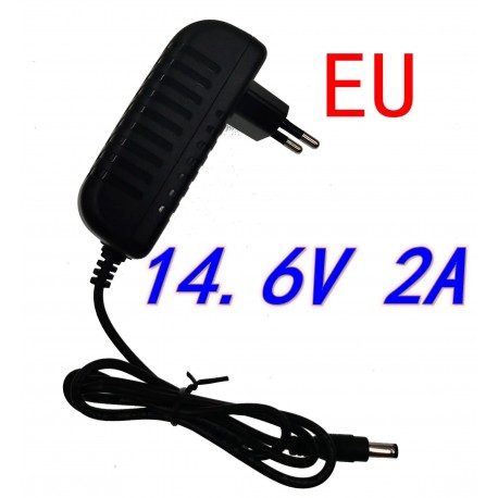 14.6V Smart Intelligent Charger 2A for 4S 12.8V LiFe LiFePO4 Battery Pack