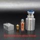 3D Printer Parts Voron 2.4 Nozzle Bimetallic Throat Print Head E3D V6 Hotend Prusa Remote Direct Heat Sink Extruder