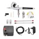 Dual-Action Spray Gun Airbrush with Compressor 0.3mm Airbrush Kit